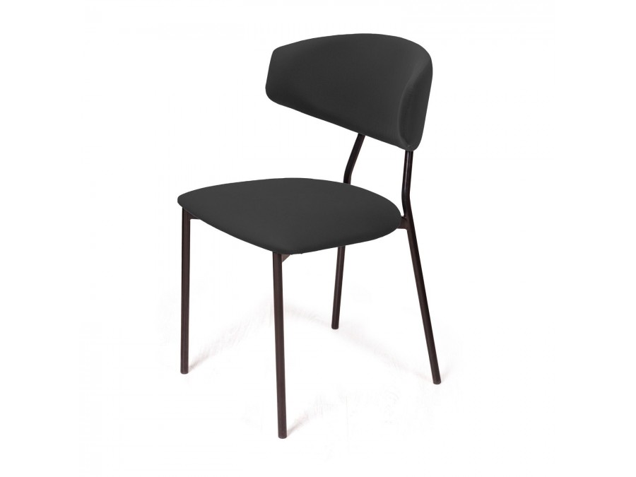 Стул Brad, бархат антрацит 14