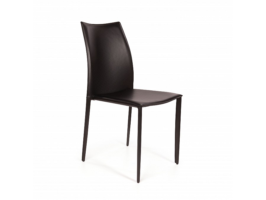Стул Rolf, кожа черный