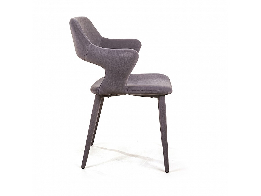 Стул Woddy, бархат антрацит