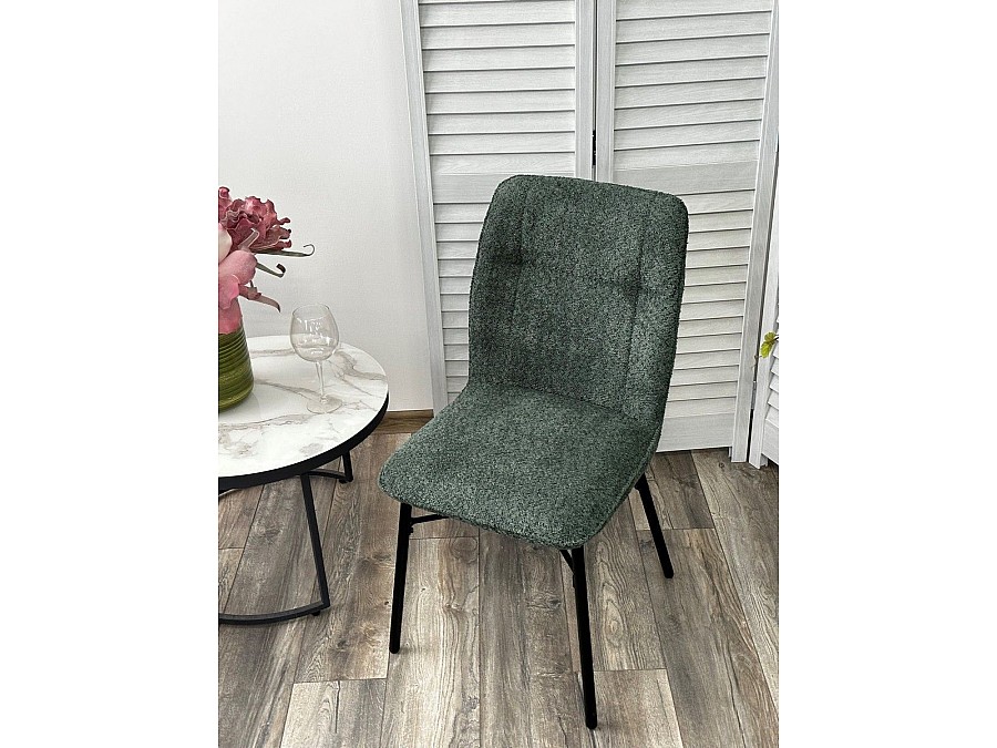 Стул Commo, букле зеленый