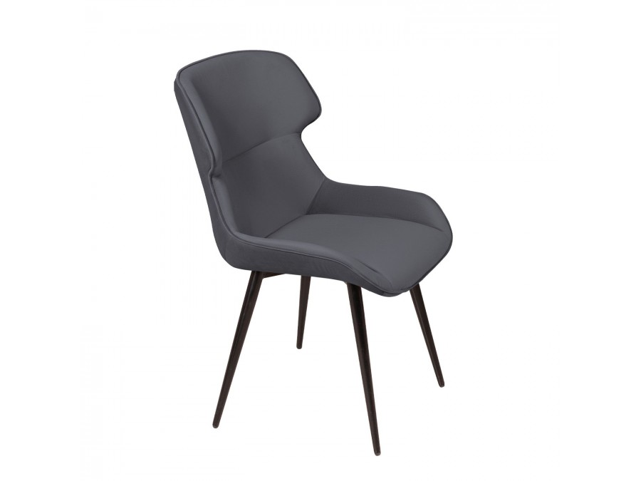 Стул Henry, бархат серый 27