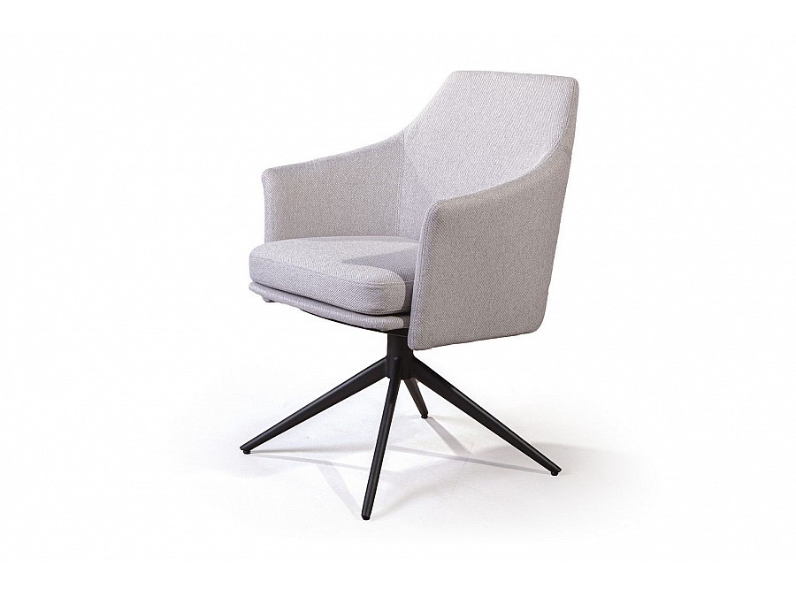 Стул Ben с подлокотниками, светло-серый