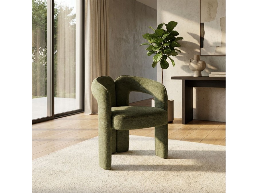 Полукресло Angie, микромех Plush green