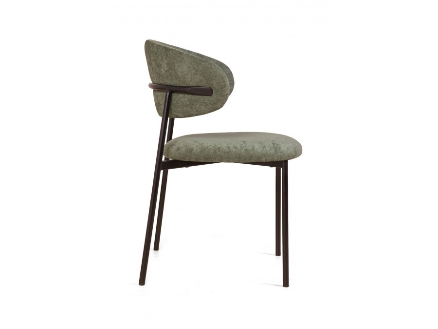 Стул Adele, шенилл Puffy green