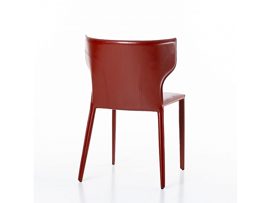 Стул Austin, кожа ретро-красный