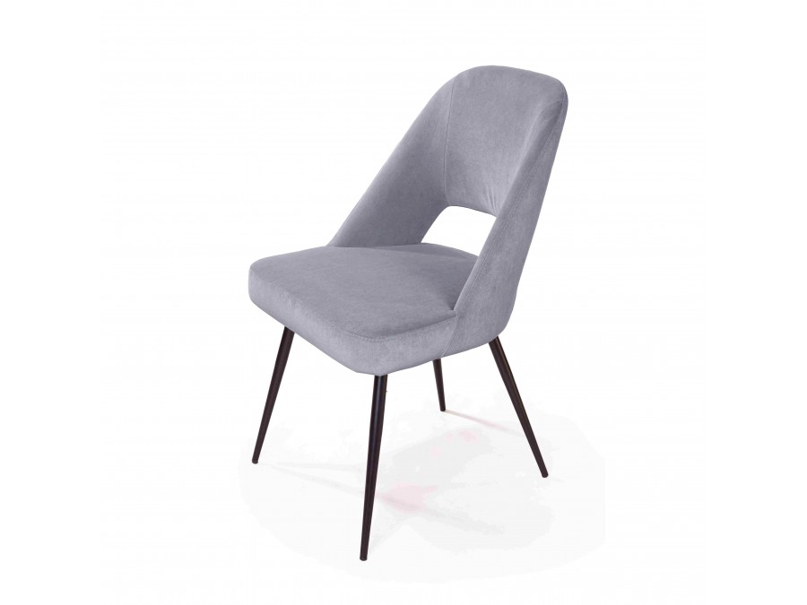 Стул Данте, бархат антрацит