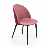 Стул Thomas, бархат пудровый 15