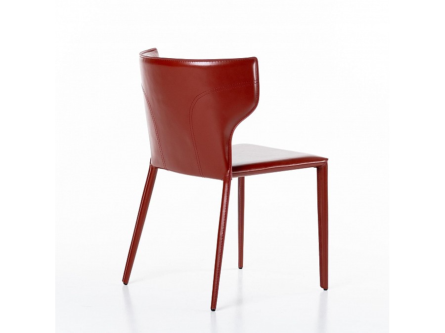 Стул Austin, кожа ретро-красный