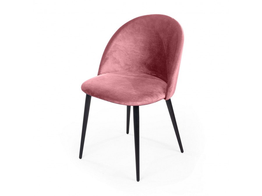 Стул Thomas, бархат пудровый 15