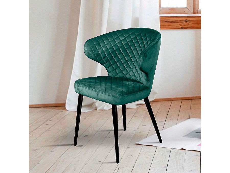 Стул Richard, бархат зелёный 19
