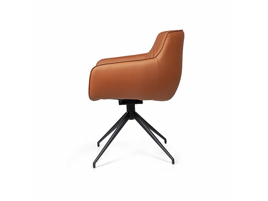 Полукресло Sofia, экокожа soft-touch, терракот