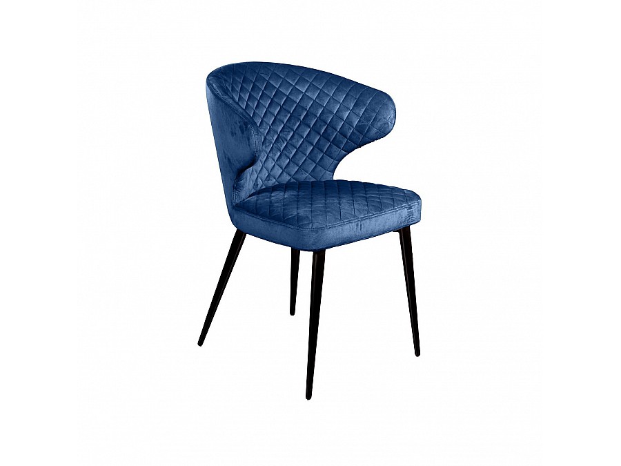 Стул Richard ромб, бархат синий 29
