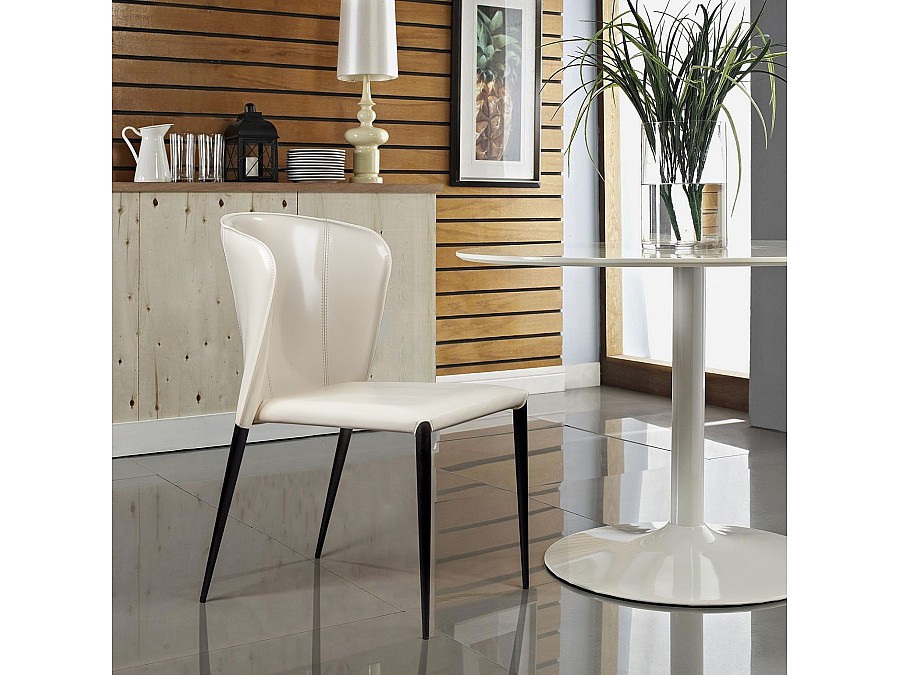 Стул Albert, кожа бежевый