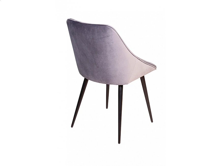 Стул Neo бархат светло-серый 26/опора конус