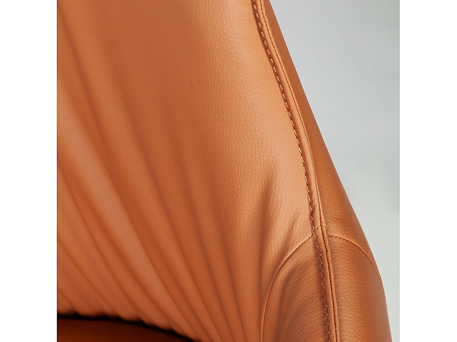 Полукресло Sofia, экокожа soft-touch, терракот
