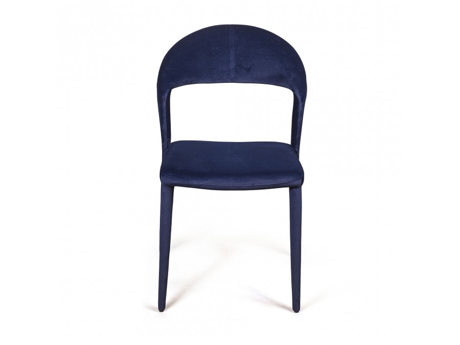 Стул Asti, бархат синий