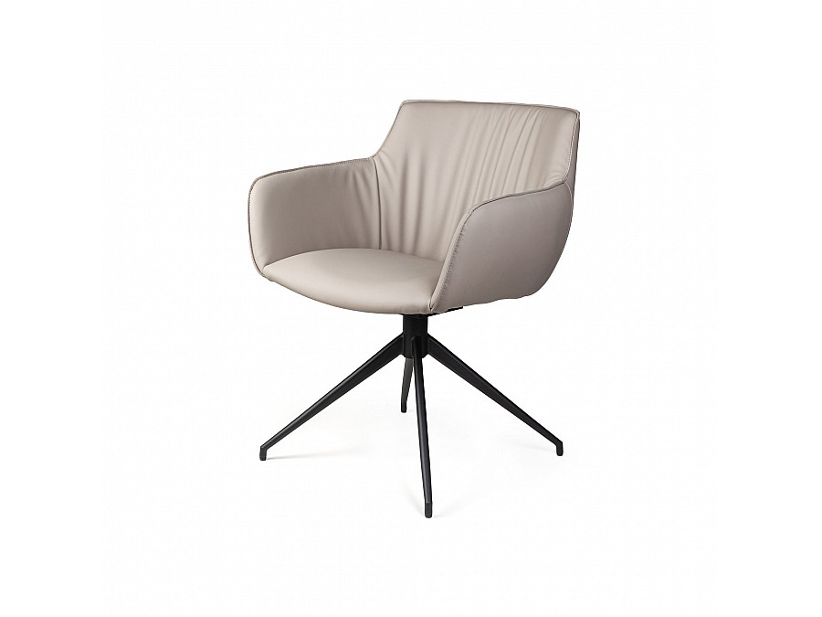 Полукресло Sofia, экокожа soft-touch, серый