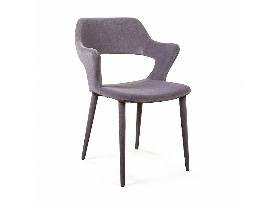 Стул Woddy, бархат антрацит