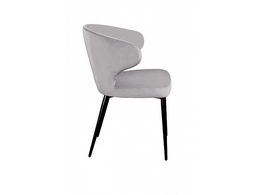 Стул Richard, бархат светло-серый 26