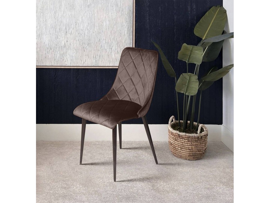 Стул Patrik, бархат антрацит 14