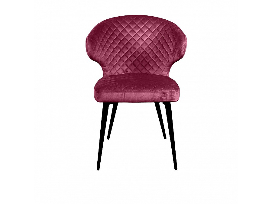 Стул Richard ромб, бархат винно-красный 16
