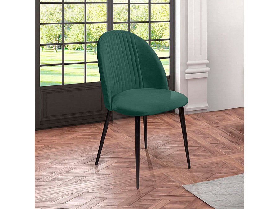 Стул Franco, бархат зеленый 19
