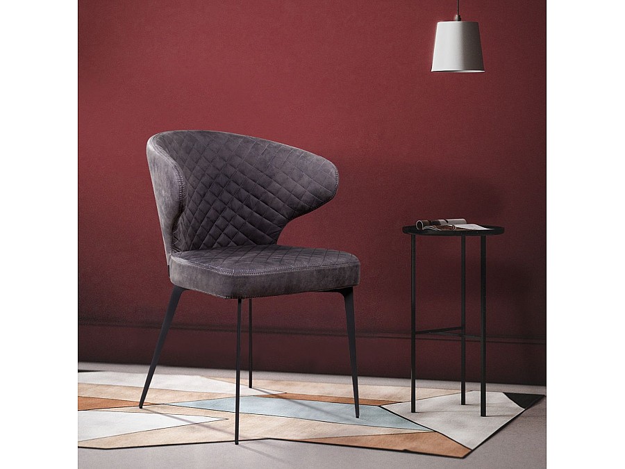 Стул Richard,замша серый