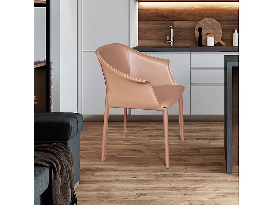 Стул GIO, кожа тауп