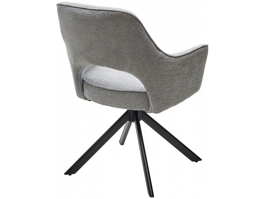 Стул Muara, букле серо-бежевый, поворотно-возвратный механизм