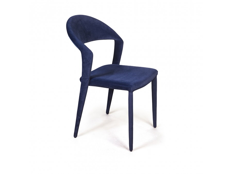 Стул Asti, бархат синий