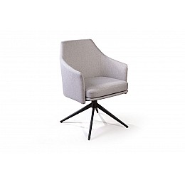 Стул Ben с подлокотниками, светло-серый