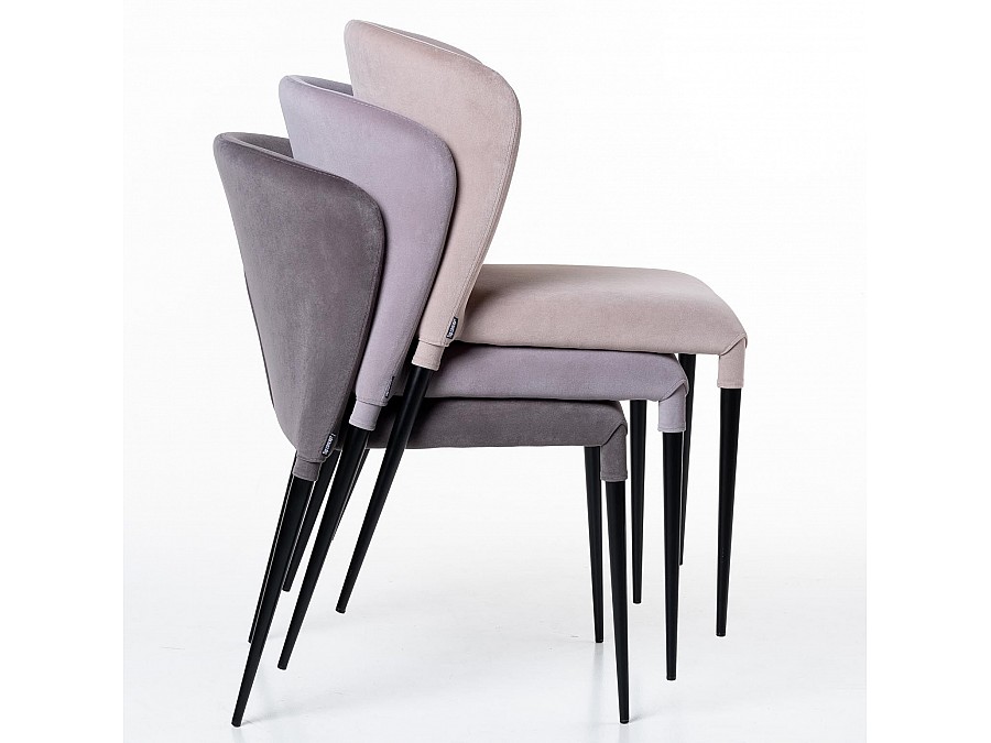 Стул Albert в шортиках, платиново-серый