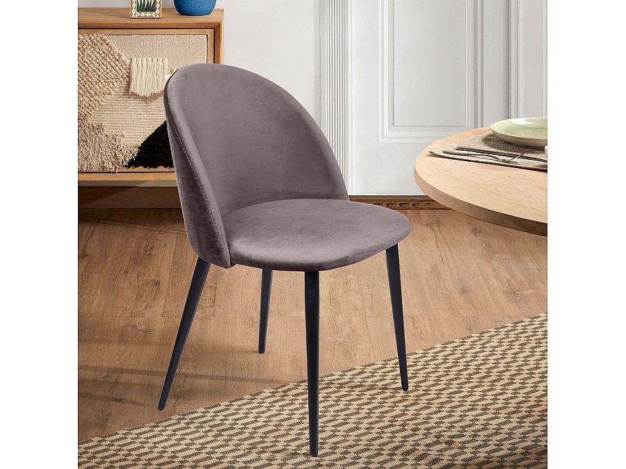 Cтул Thomas, бархат антрацит 14