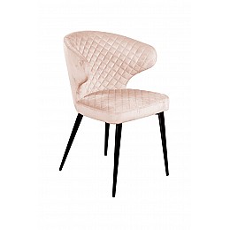 Стул Richard ромб, бархат светло-бежевый 2