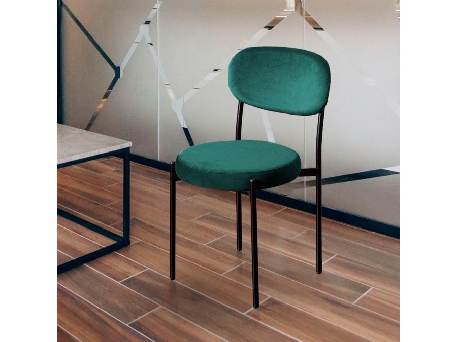 Стул Mason, бархат зелёный 19