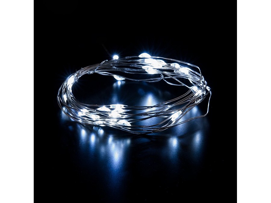 Гирлянда Нить Eurosvet Роса 400-006 белый