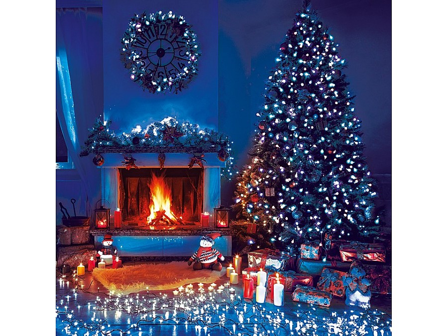 Гирлянда Нить Eurosvet 400-001 400-001 голубой