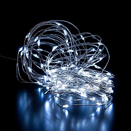 Гирлянда Нить Eurosvet Роса 400-008 белый