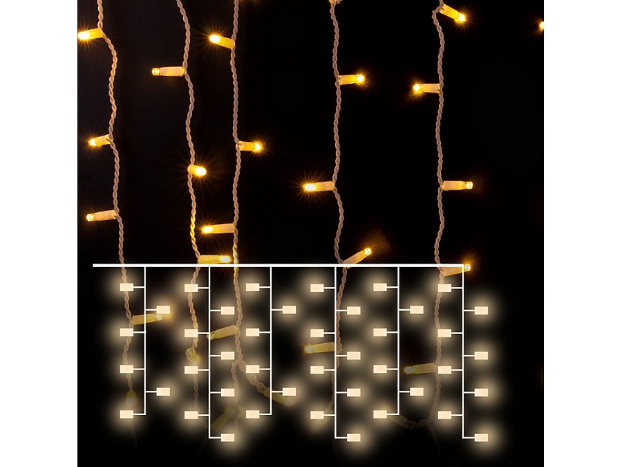 Занавес световой Eurosvet 200-101 200-101 теплый белый с эффектом мерцания