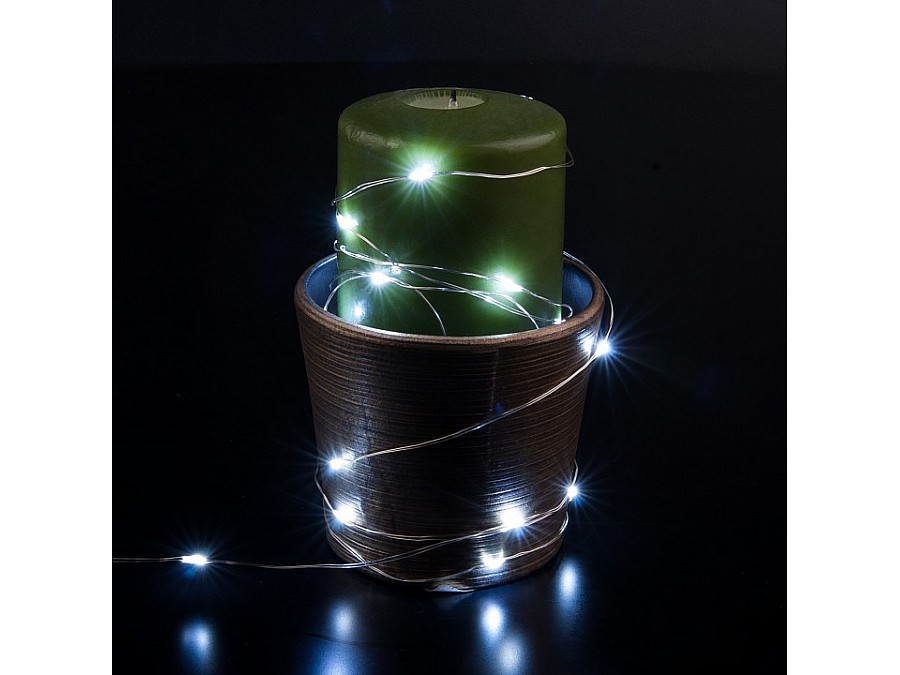 Гирлянда Нить Eurosvet Роса 400-006 белый