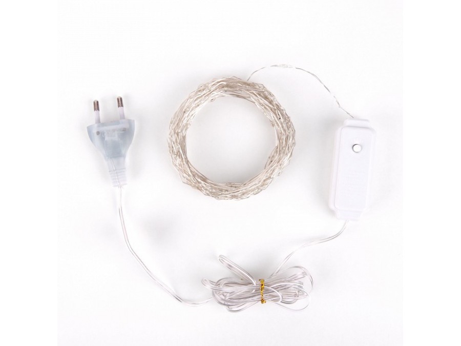 Гирлянда Супернить Eurosvet 400-009 400-009 белый 10 м IP20