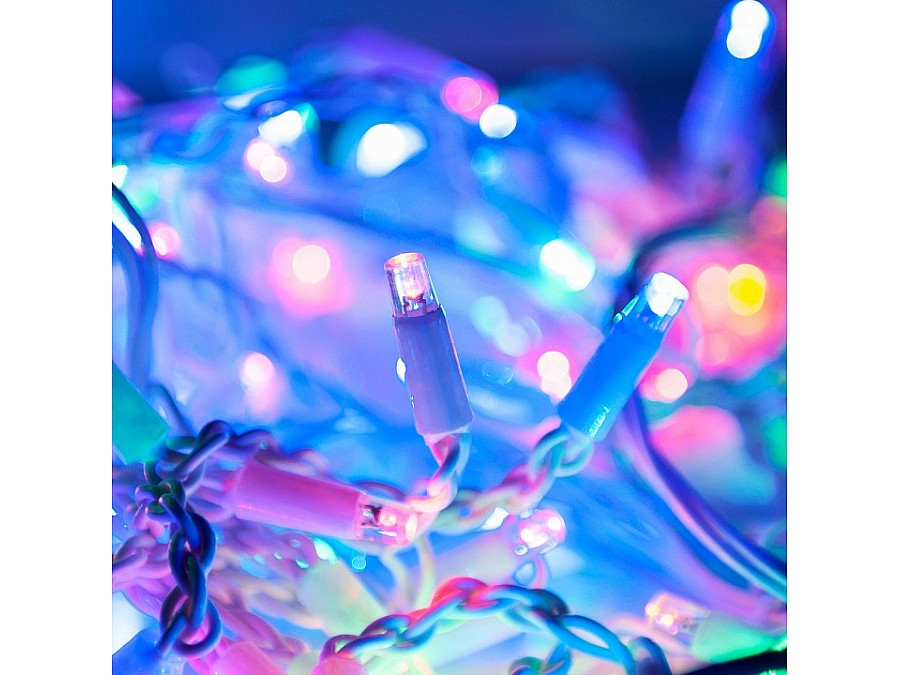 Бахрома световая Eurosvet 100-101 100-101 мульти с эффектом мерцания 3*0,6м IP65