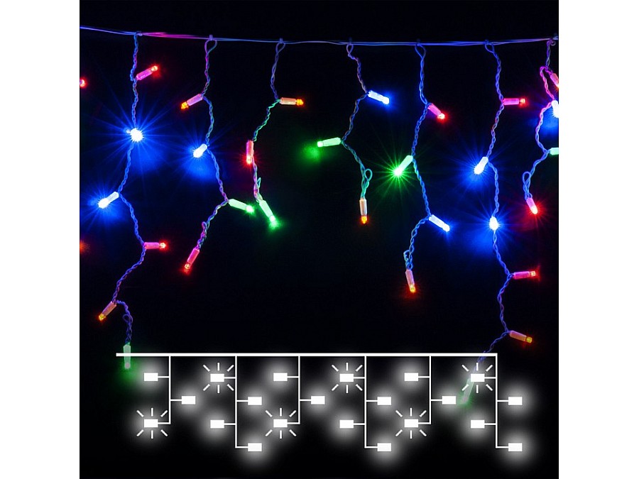 Бахрома световая Eurosvet 100-101 100-101 мульти с эффектом мерцания 3*0,6м IP65