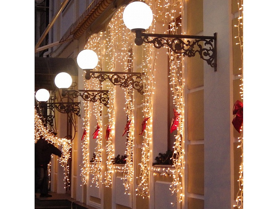 Занавес световой Eurosvet 200-101 200-101 теплый белый с эффектом мерцания