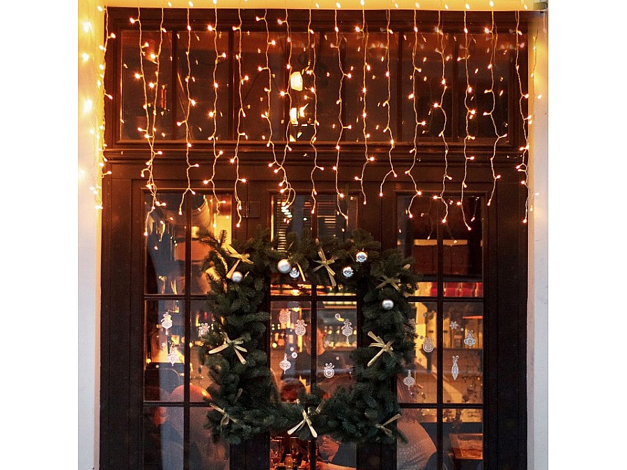 Занавес световой Eurosvet 200-101 200-101 теплый белый с эффектом мерцания