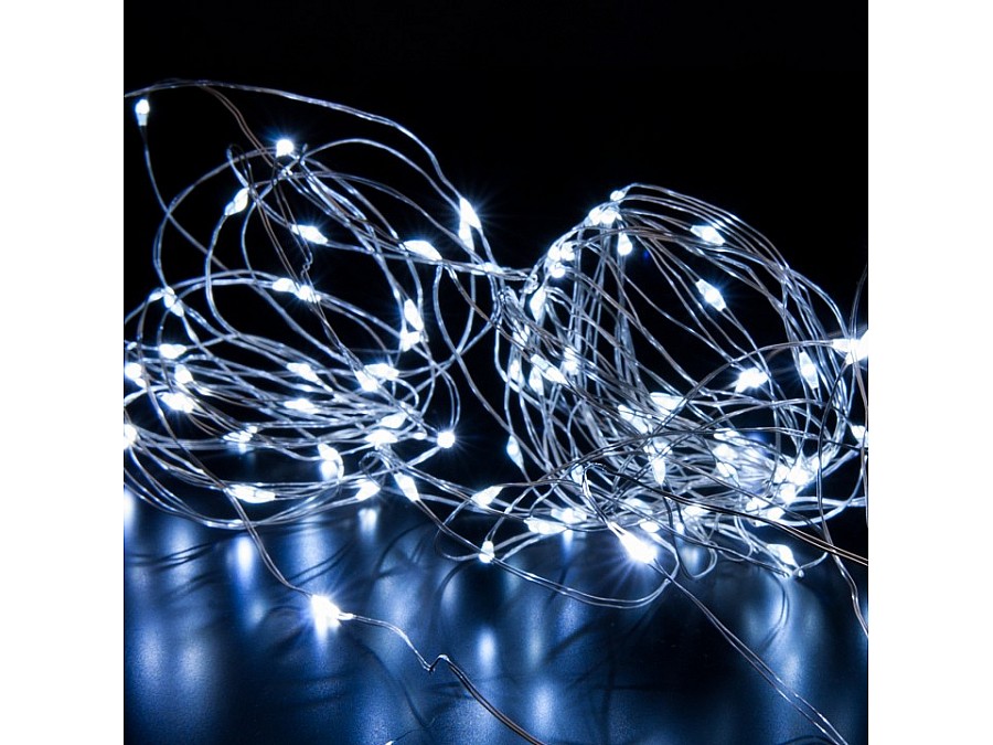 Гирлянда Нить Eurosvet Роса 400-008 белый