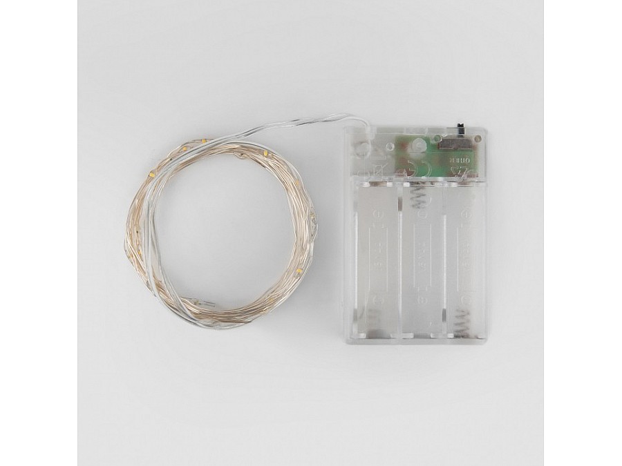 Гирлянда Нить Eurosvet Роса 400-006 белый