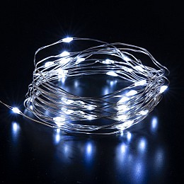 Гирлянда Нить Eurosvet Роса 400-007 белый