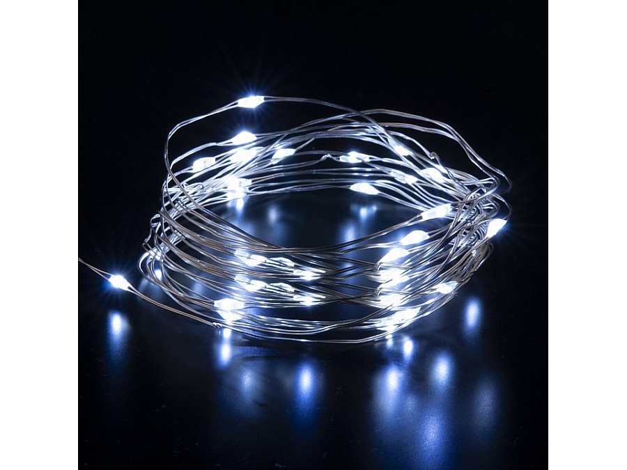 Гирлянда Нить Eurosvet Роса 400-007 белый