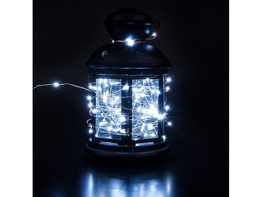 Гирлянда Нить Eurosvet Роса 400-008 белый